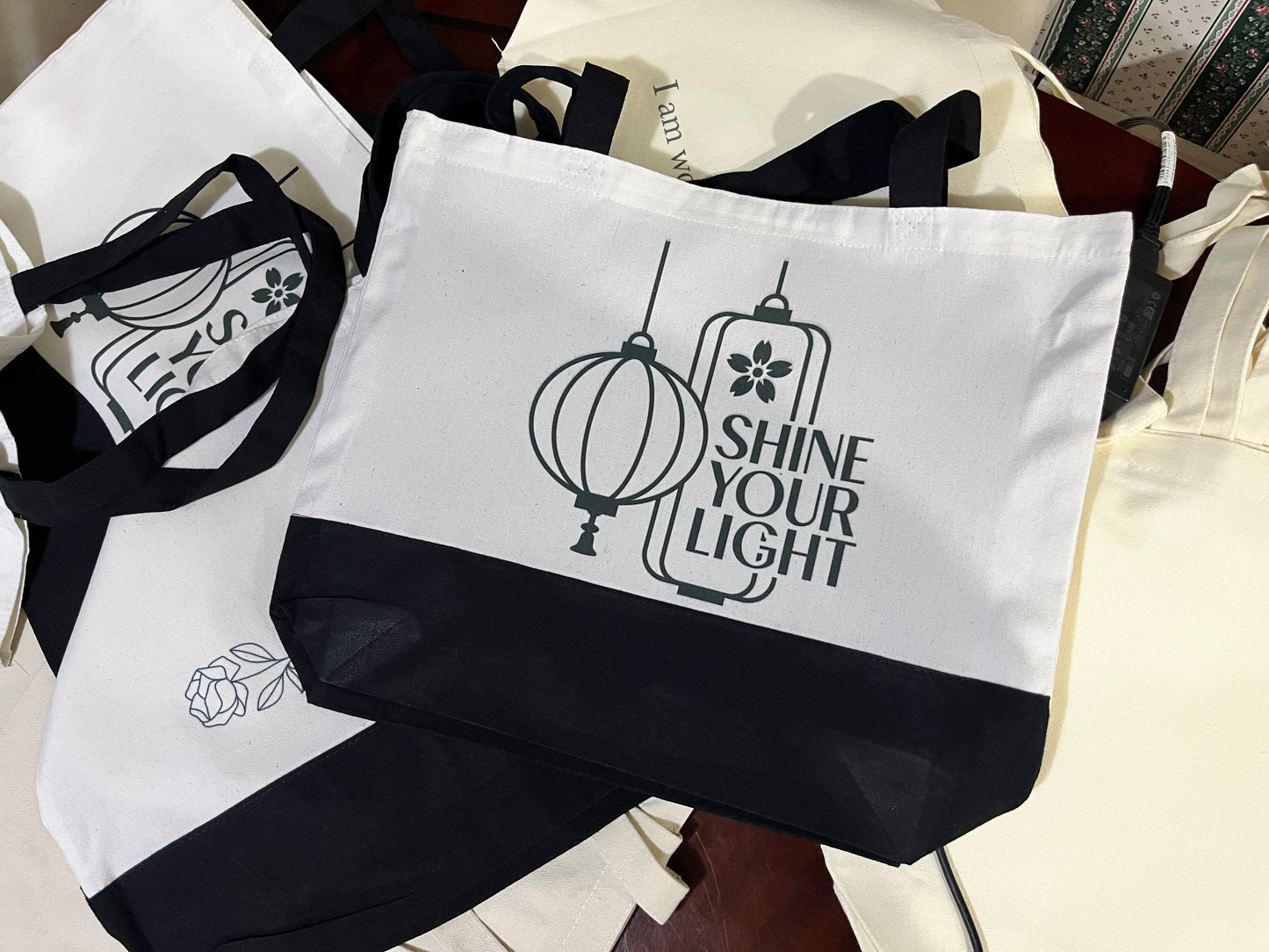 "Shine your Light" Tote Bag