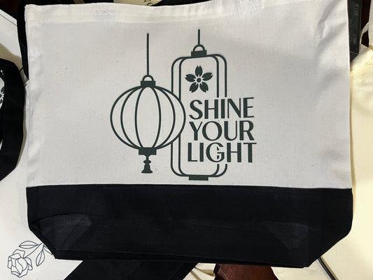 "Shine your Light" Tote Bag